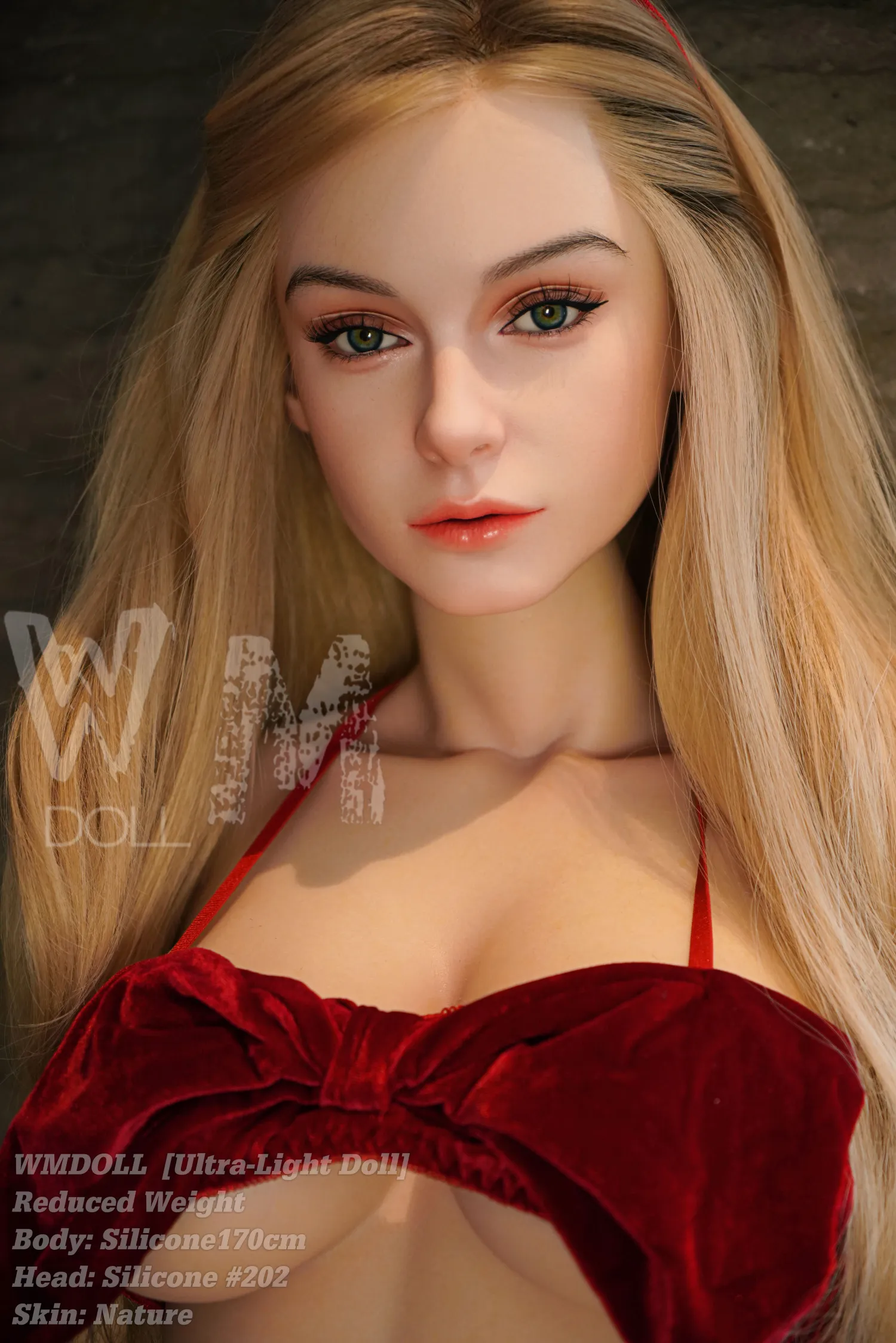 170cm (5ft7) Copa D Silicona ultraligera realista Silicona Muñeca sexual Cabeza #202
